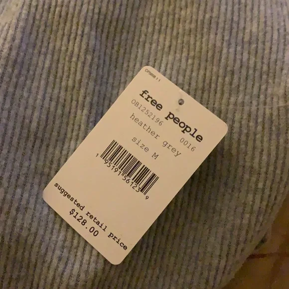 Free people feeling magical long sleeve top Gray small and medium - Picture 11 of 13